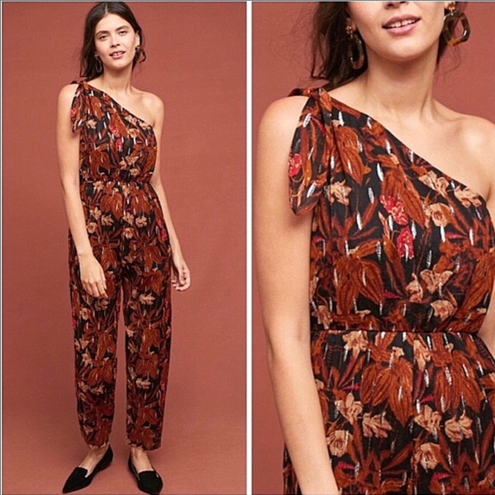 Anthropologie Maeve Kyoto Floral Jumpsuit‎